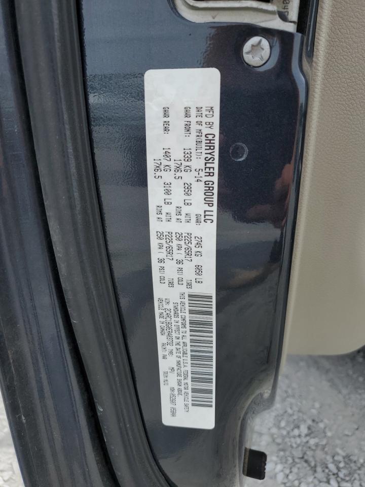 2014 Chrysler Town & Country Touring VIN: 2C4RC1BG0ER403732 Lot: 57131714