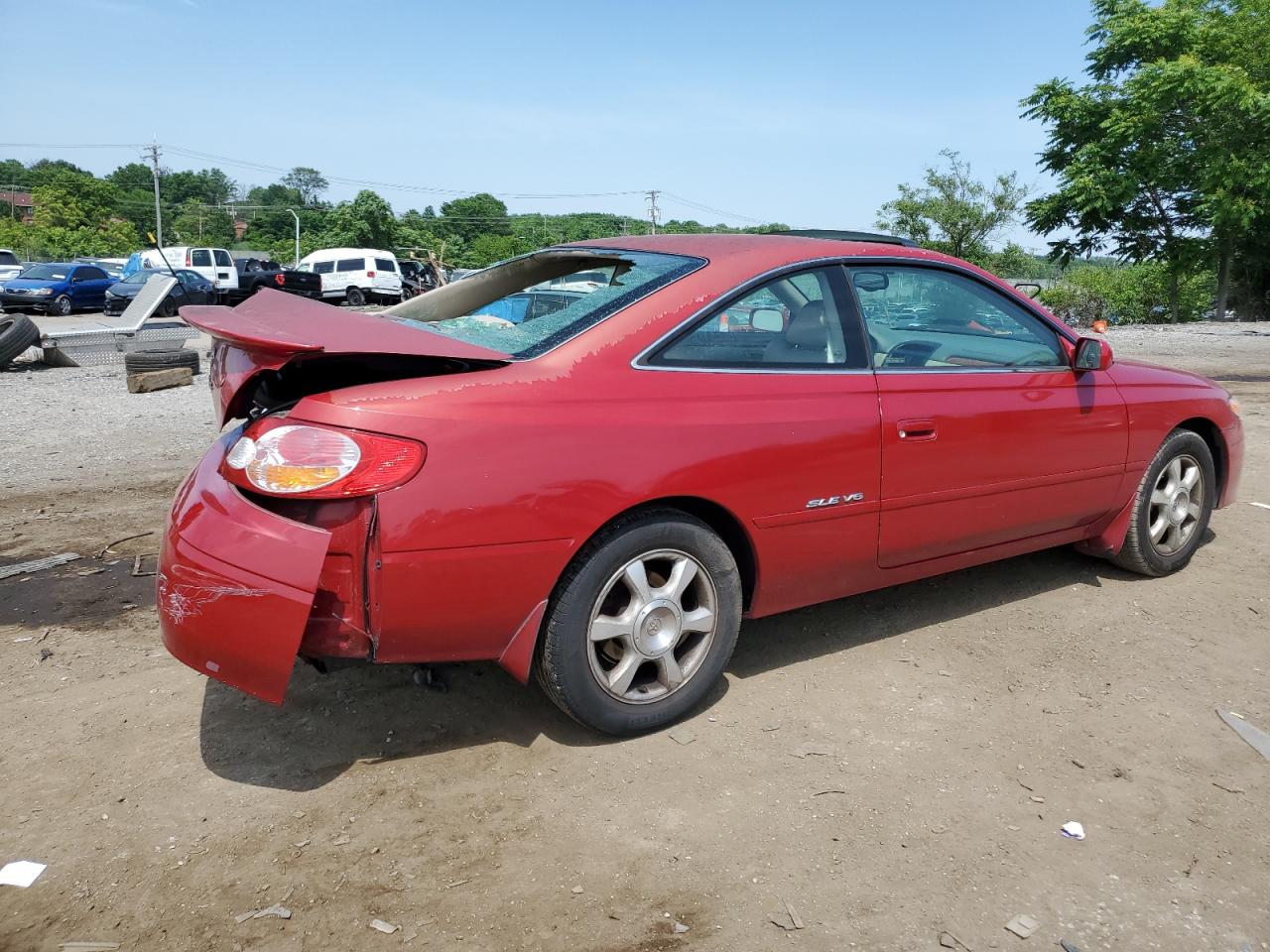 2002 Toyota Camry Solara Se VIN: 2T1CF28P62C597320 Lot: 55577314