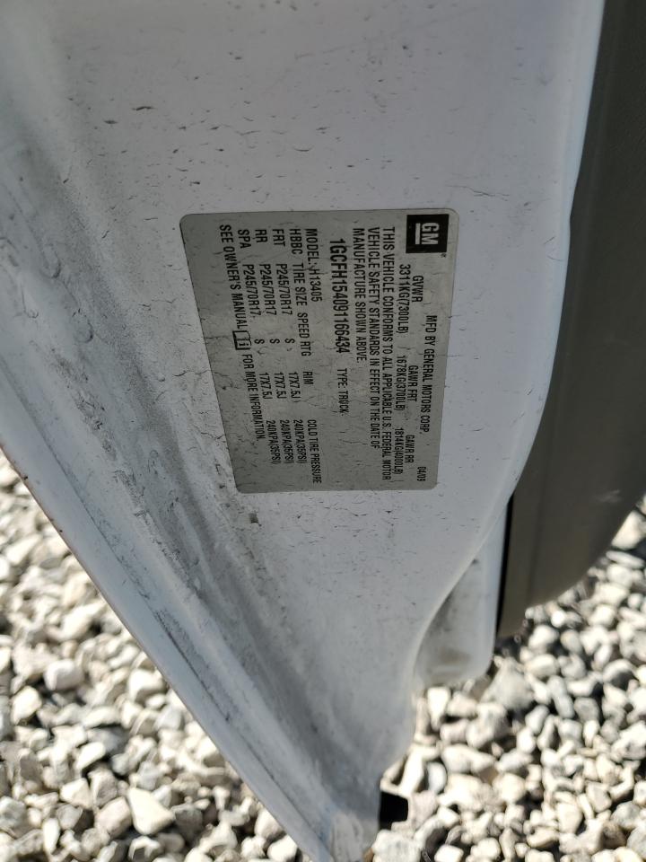 2009 Chevrolet Express G1500 VIN: 1GCFH154091166434 Lot: 55444894