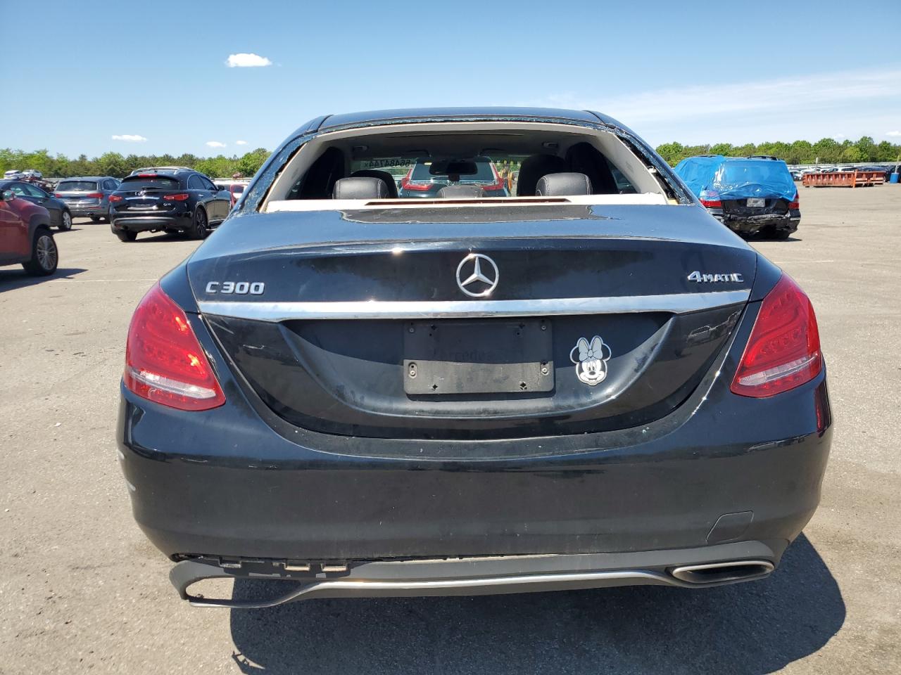 2017 Mercedes-Benz C 300 4Matic VIN: 55SWF4KB3HU180777 Lot: 56484744