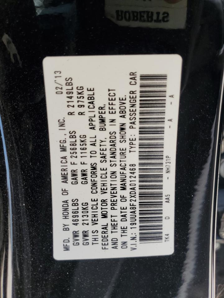 19UUA8F2XDA012468 2013 Acura Tl