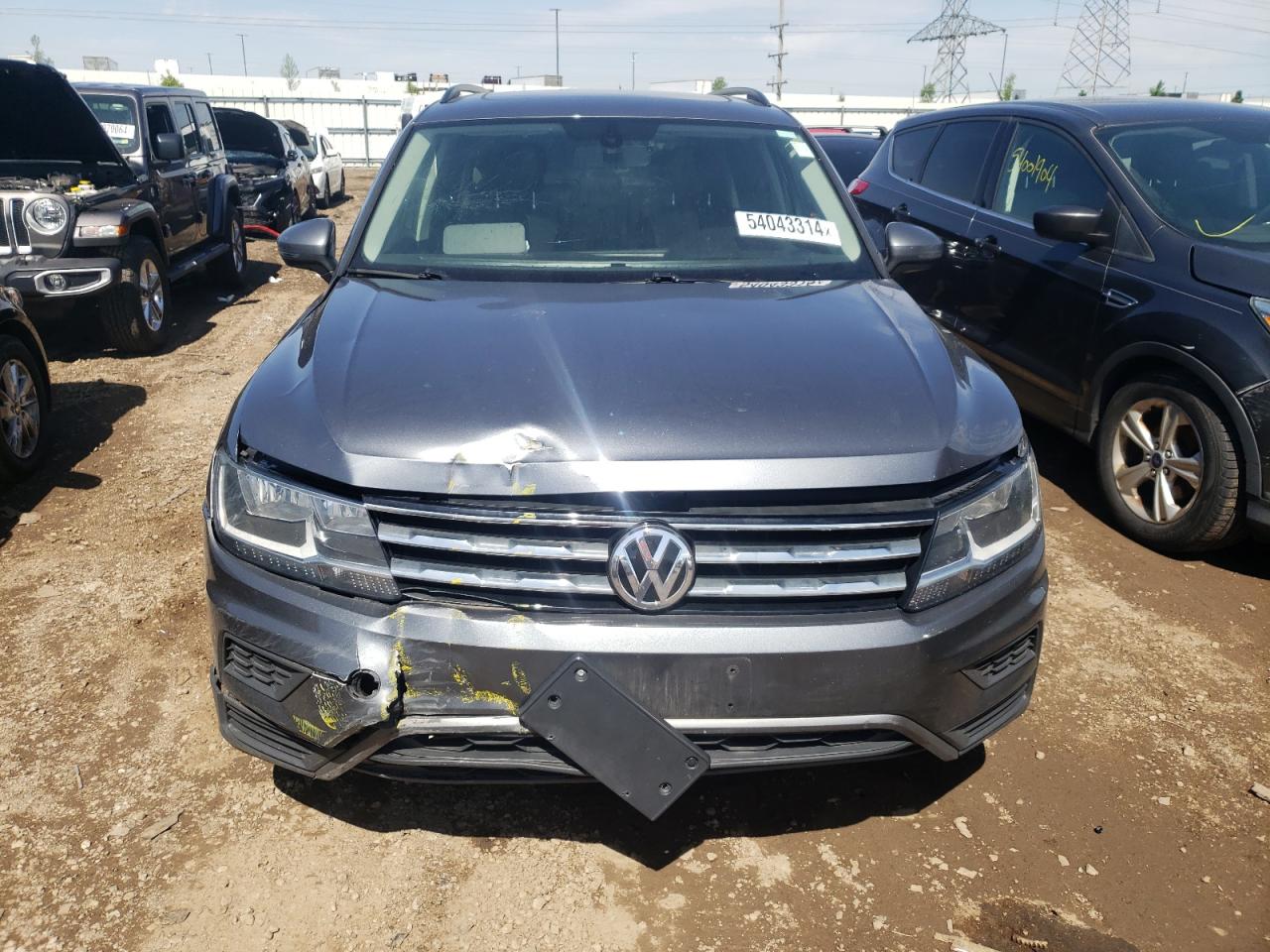 2020 Volkswagen Tiguan Se VIN: 3VV2B7AX7LM170592 Lot: 54043314