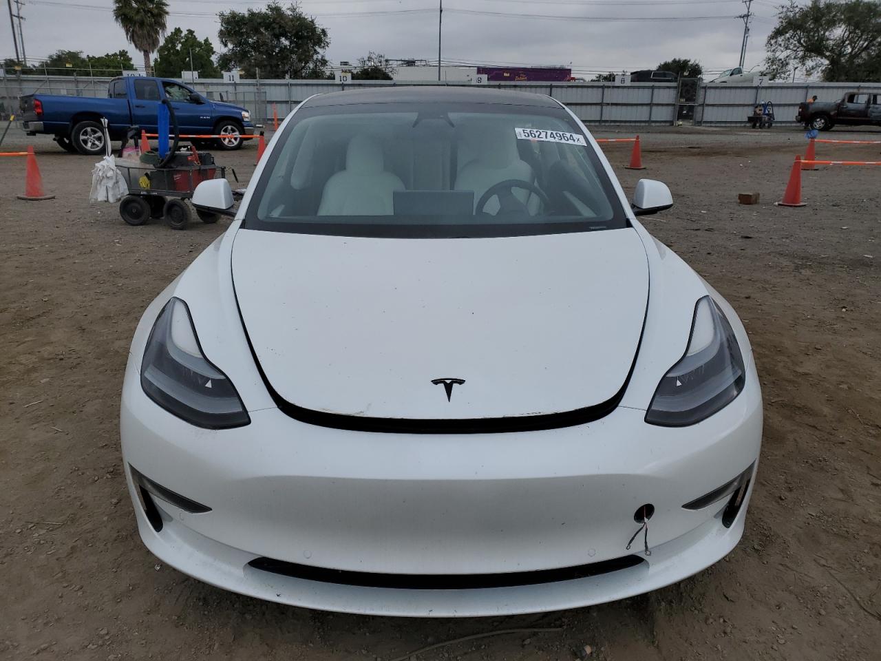 VIN 5YJ3E1EB7MF013303 2021 TESLA MODEL 3 no.5