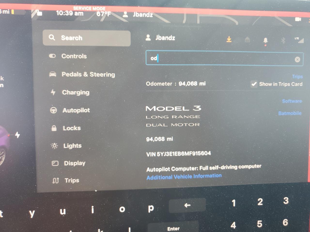 5YJ3E1EB6MF915604 2021 Tesla Model 3