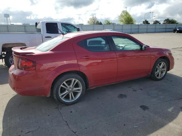 Седани DODGE AVENGER 2014 Червоний