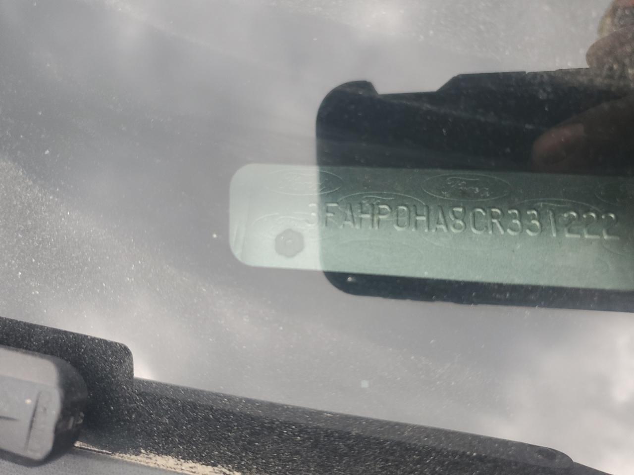 2012 Ford Fusion Se VIN: 3FAHP0HA8CR331222 Lot: 52911534