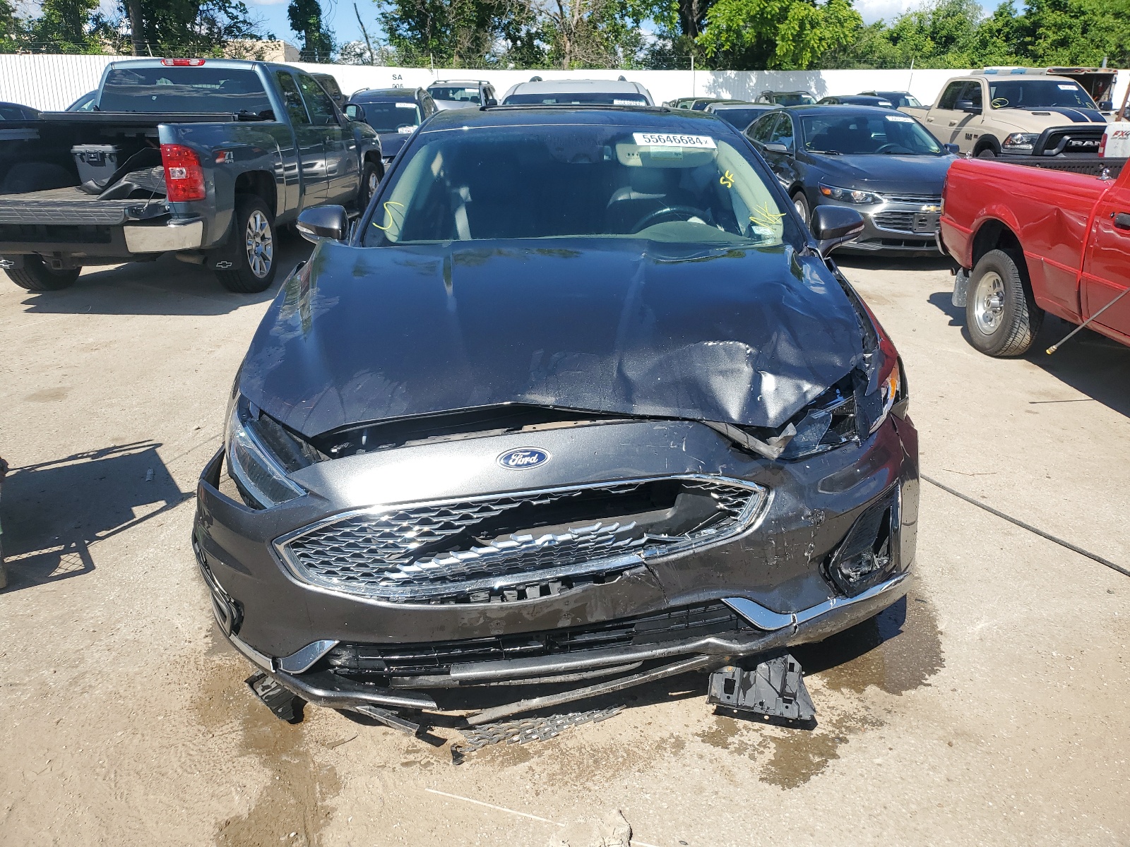 2019 Ford Fusion Titanium vin: 3FA6P0K90KR271456