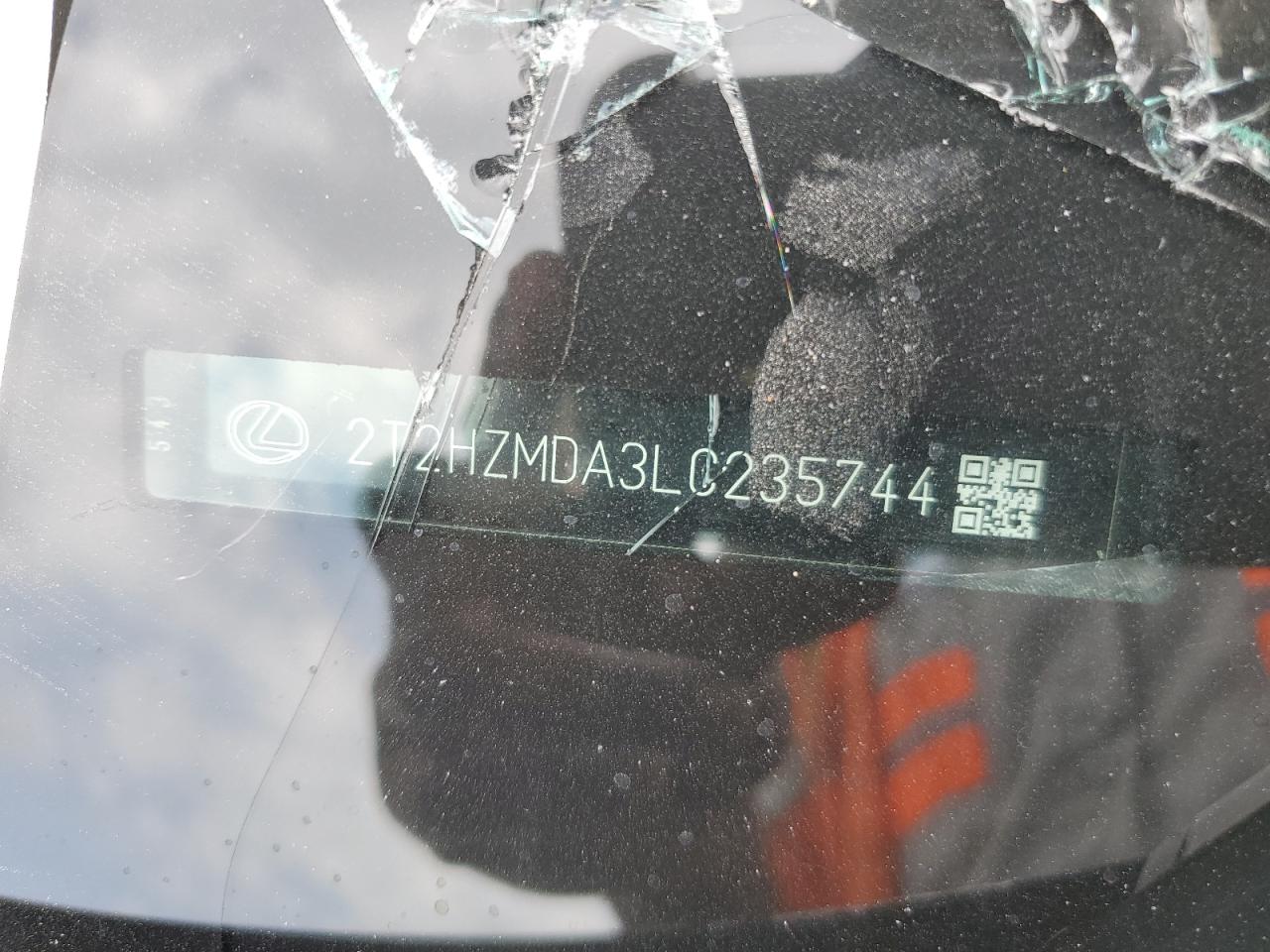 2020 Lexus Rx 350 VIN: 2T2HZMDA3LC235744 Lot: 54500164