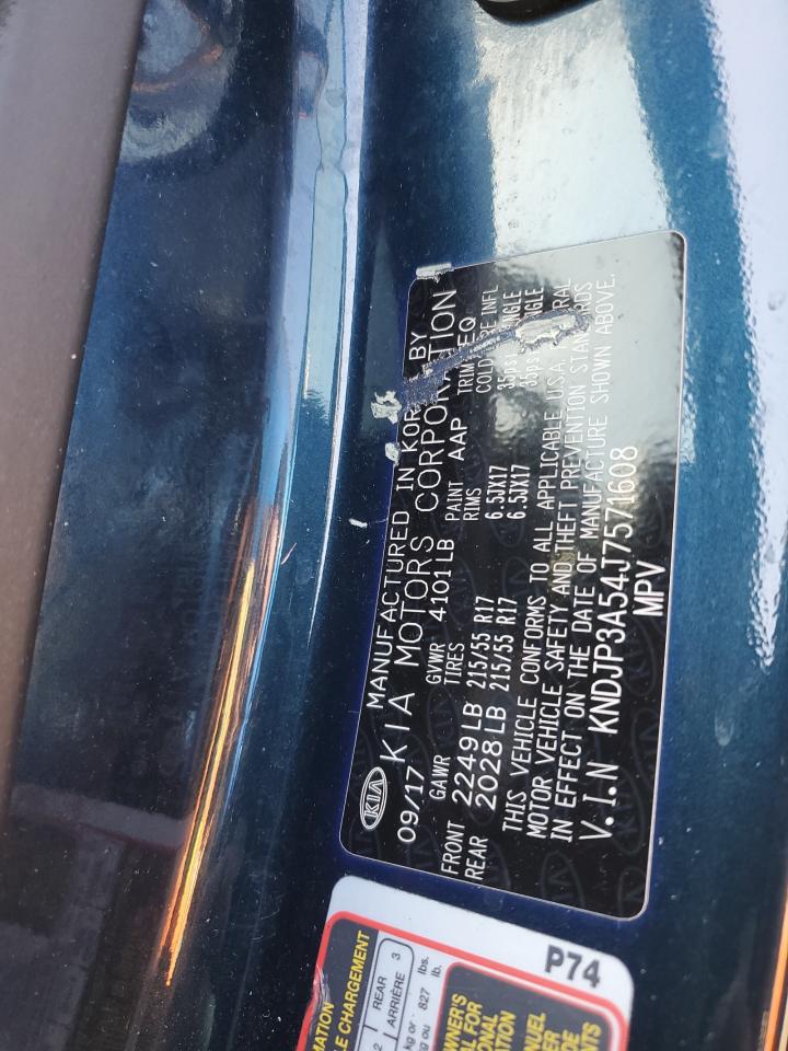 2018 Kia Soul + VIN: KNDJP3A54J7571608 Lot: 53224334