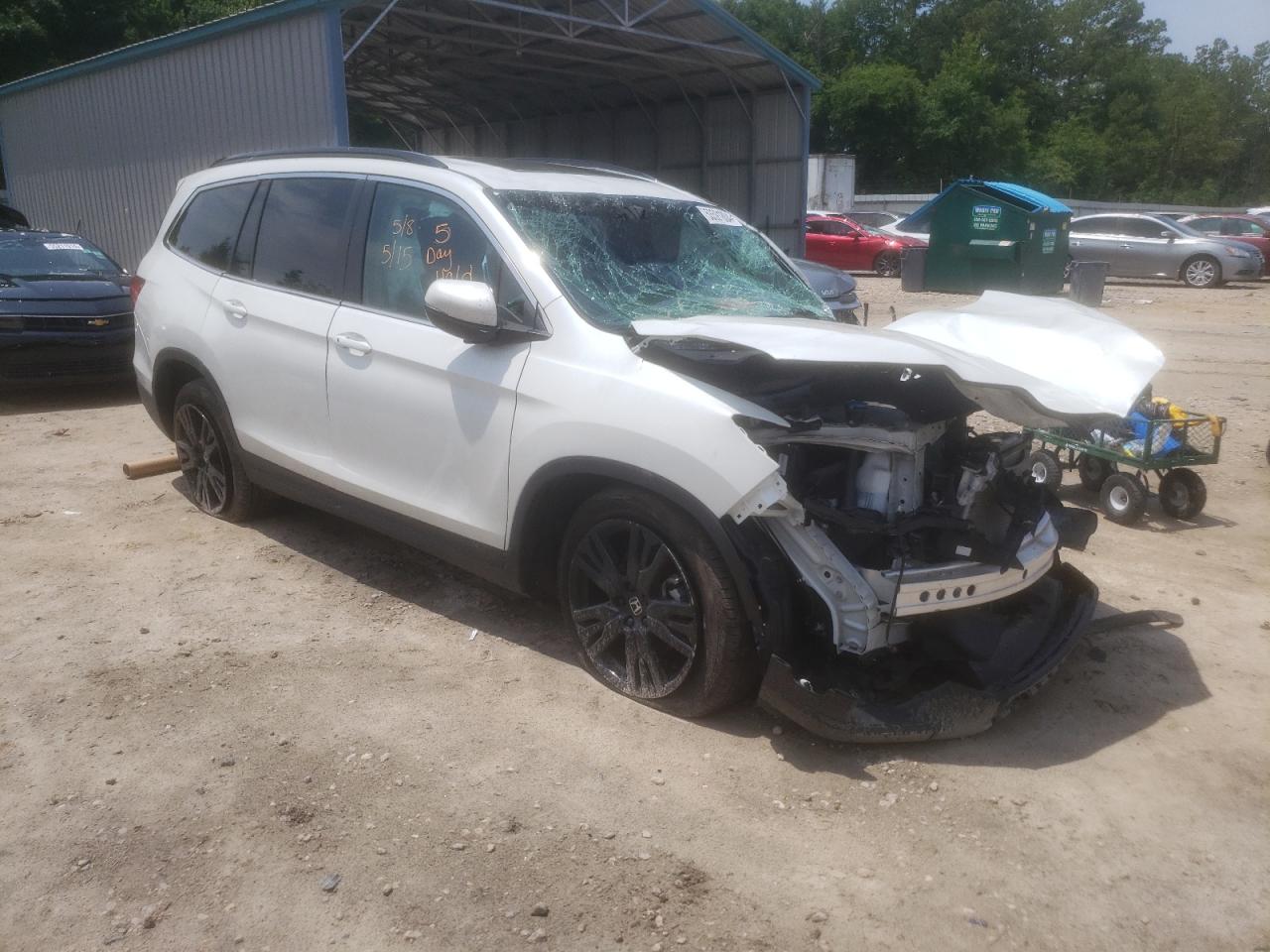 2022 Honda Pilot Se VIN: 5FNYF5H27NB005838 Lot: 53591804