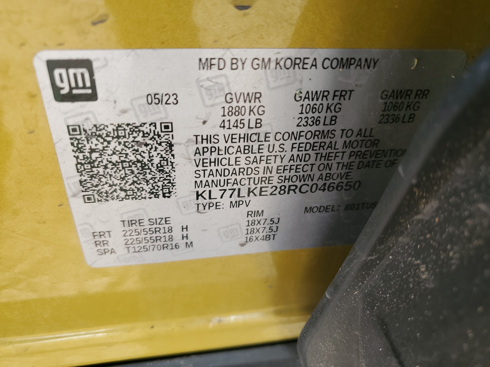 KL77LKE28RC046650 2024 Chevrolet Trax Activ