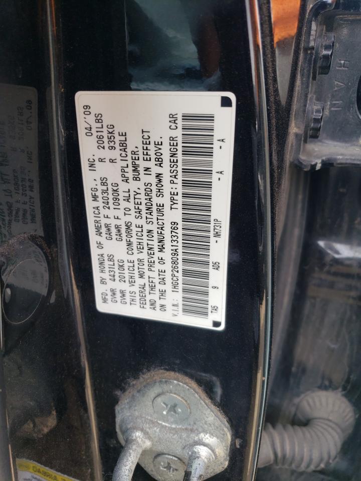 1HGCP26809A133769 2009 Honda Accord Exl