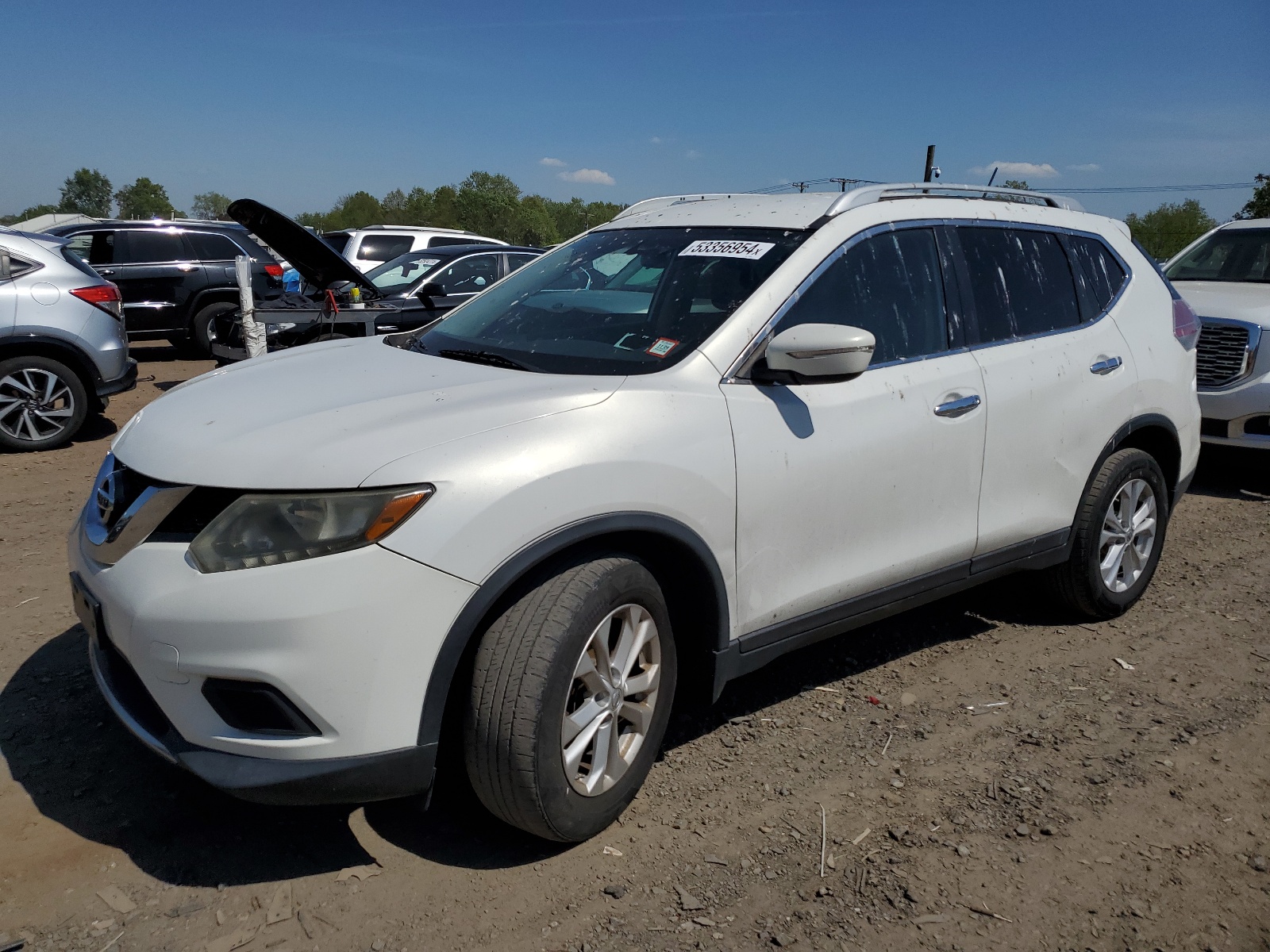 2014 Nissan Rogue S vin: 5N1AT2MV6EC757631