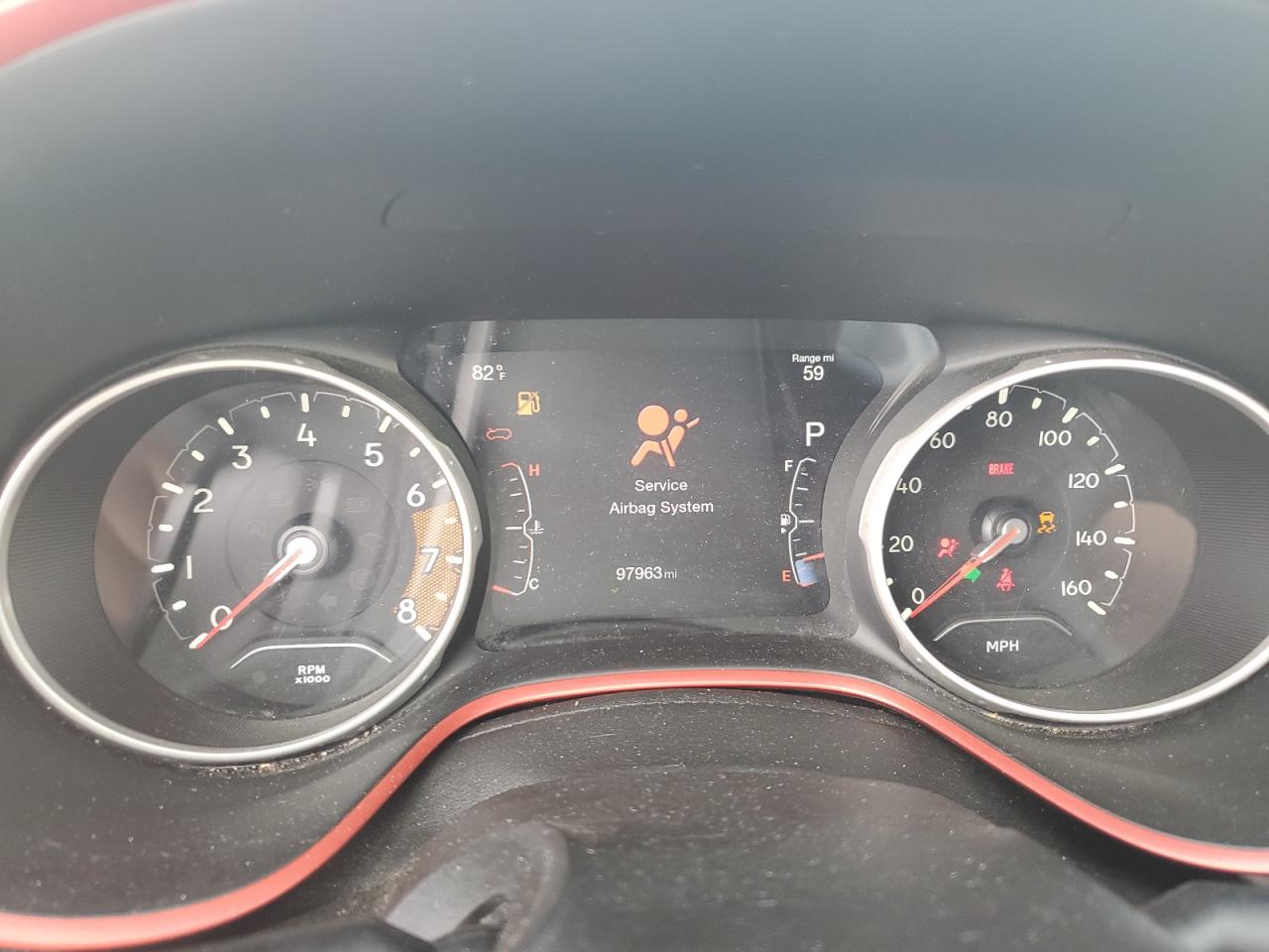 2017 Jeep Compass Trailhawk VIN: 3C4NJDDB5HT597635 Lot: 54756714