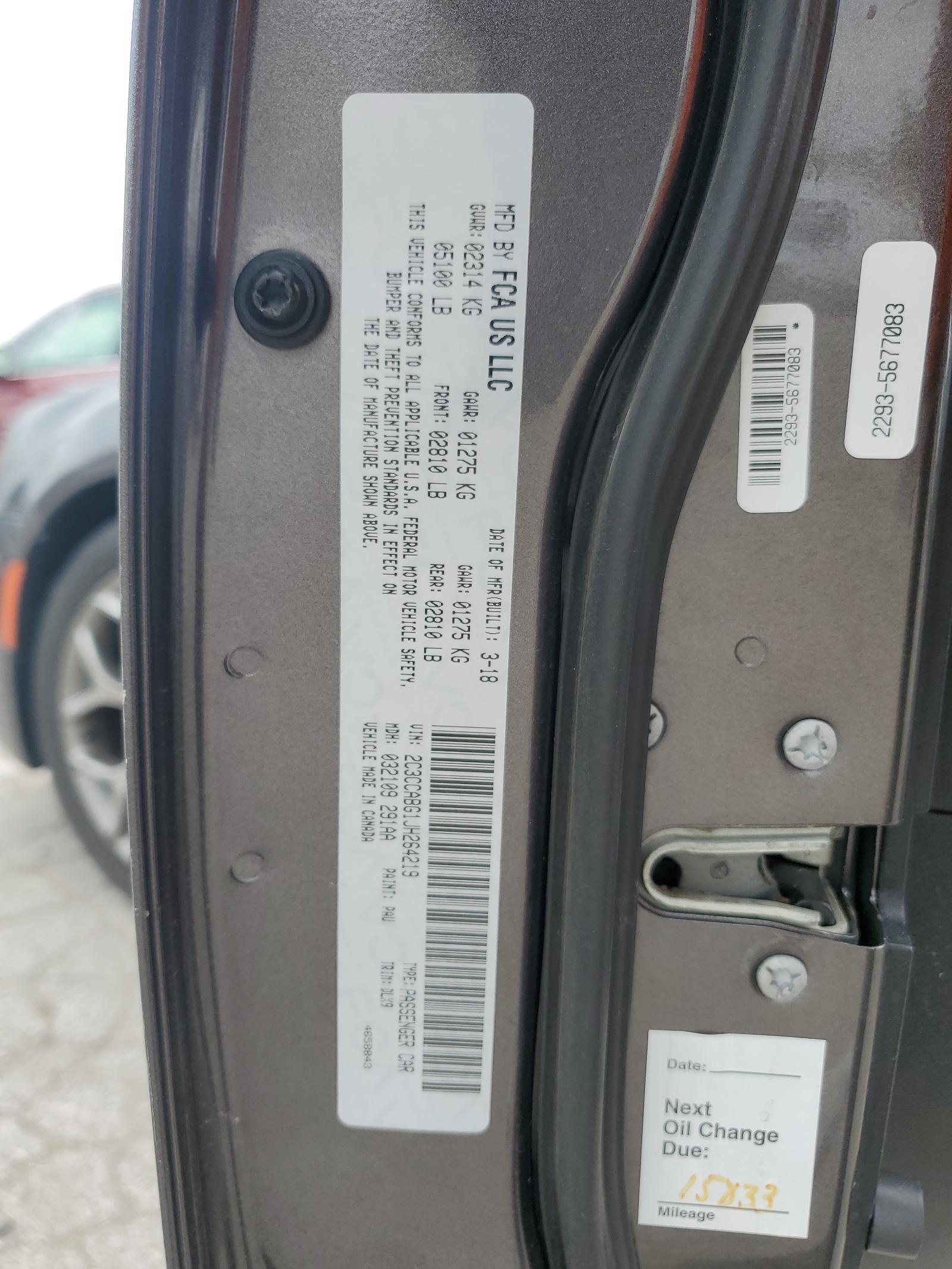 2C3CCABG1JH264219 2018 Chrysler 300 S