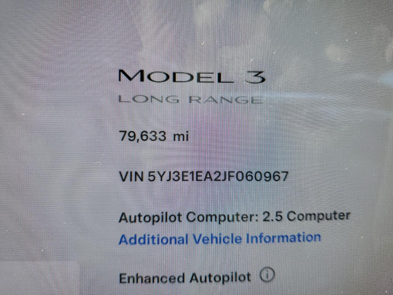 5YJ3E1EA2JF060967 2018 Tesla Model 3