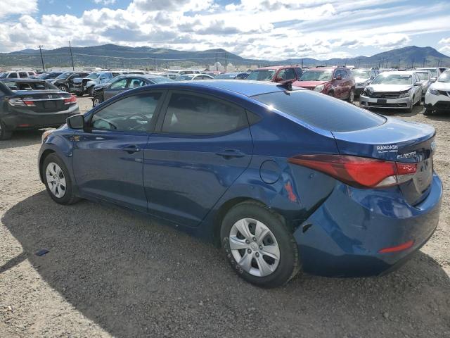  HYUNDAI ELANTRA 2016 Granatowy