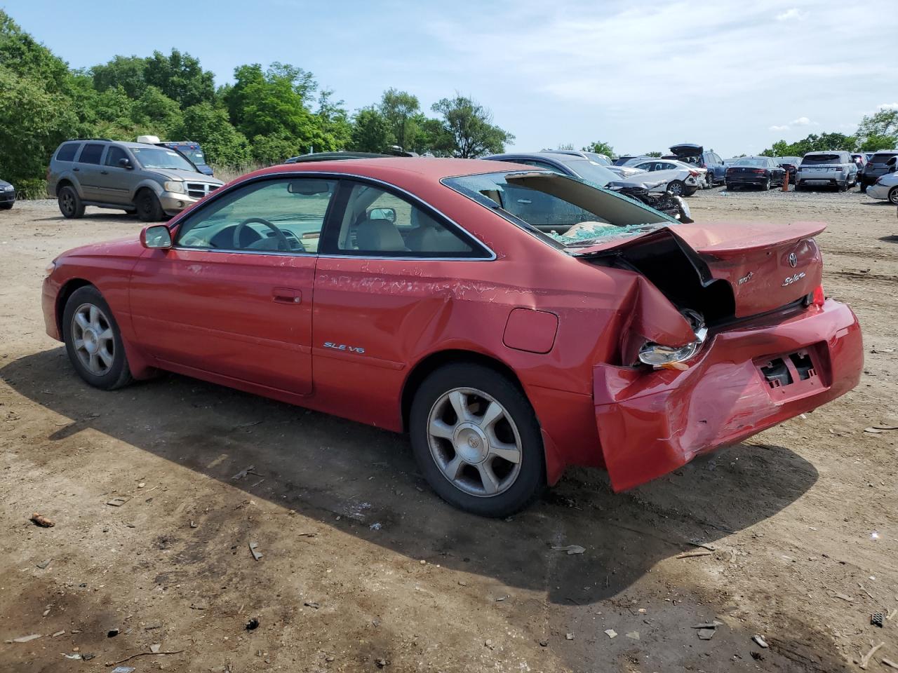 2002 Toyota Camry Solara Se VIN: 2T1CF28P62C597320 Lot: 55577314