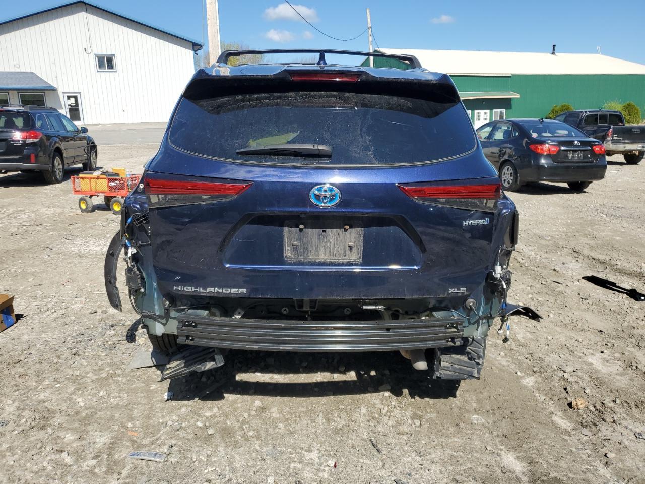 2021 Toyota Highlander Hybrid Xle VIN: 5TDGBRCH3MS038033 Lot: 52173574