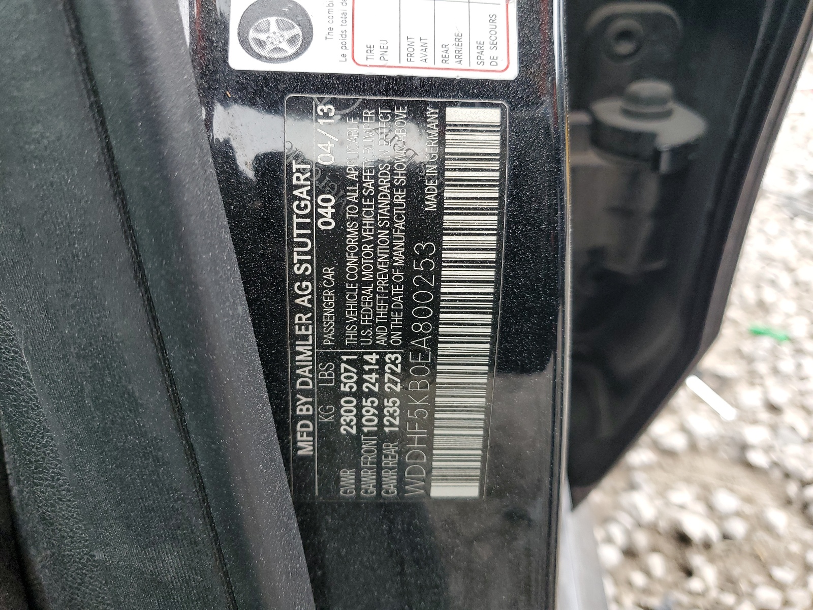 WDDHF5KB0EA800253 2014 Mercedes-Benz E 350