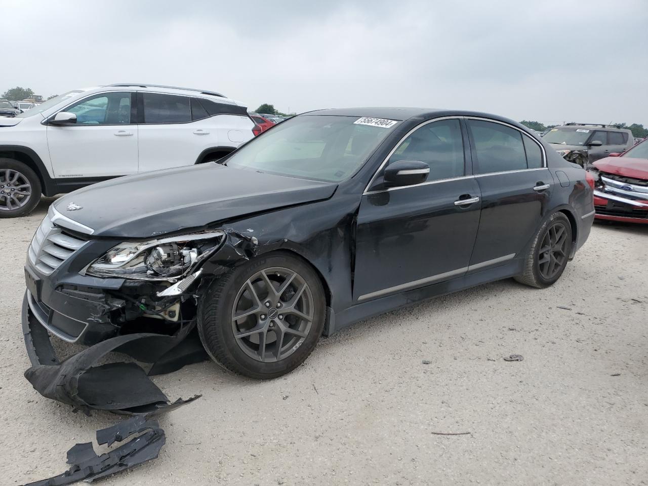 2013 Hyundai Genesis 5.0L VIN: KMHGC4DH0DU221282 Lot: 55674904