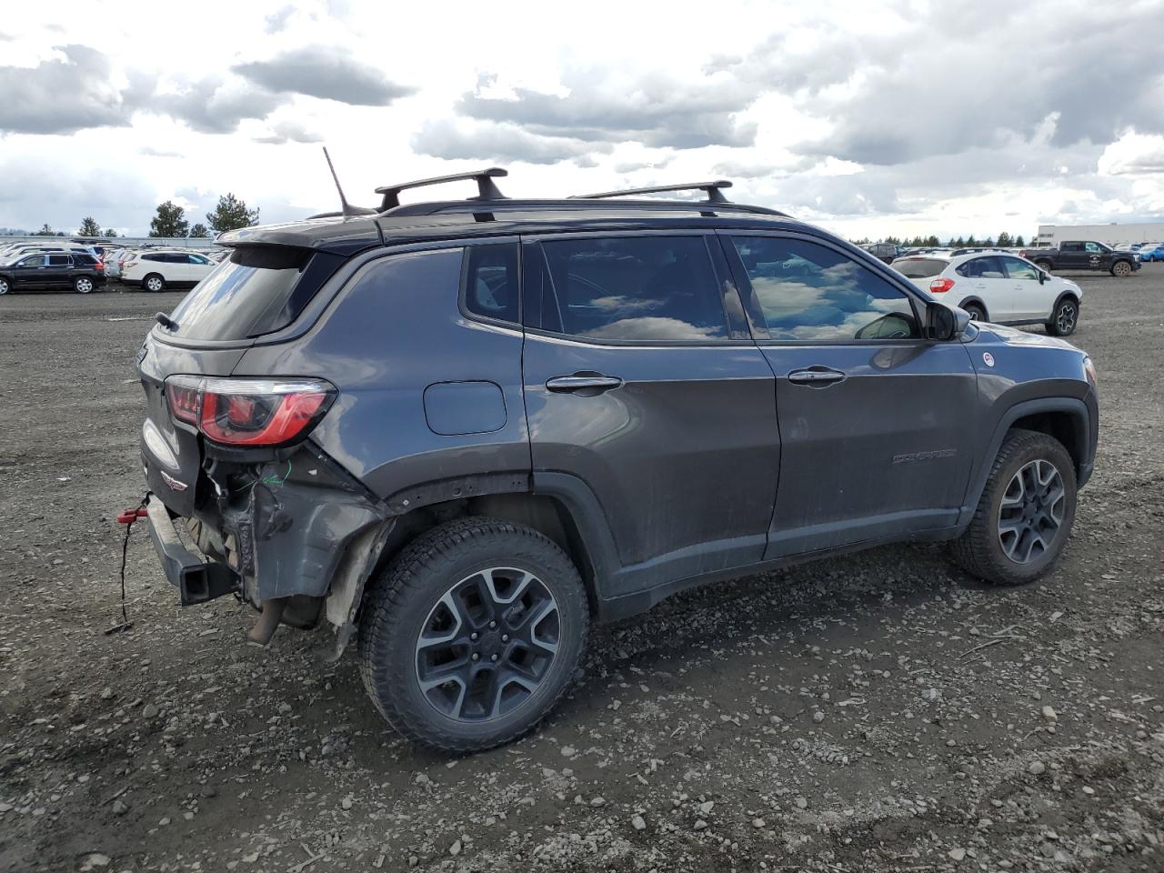 2019 Jeep Compass Trailhawk VIN: 3C4NJDDB1KT722296 Lot: 52616684