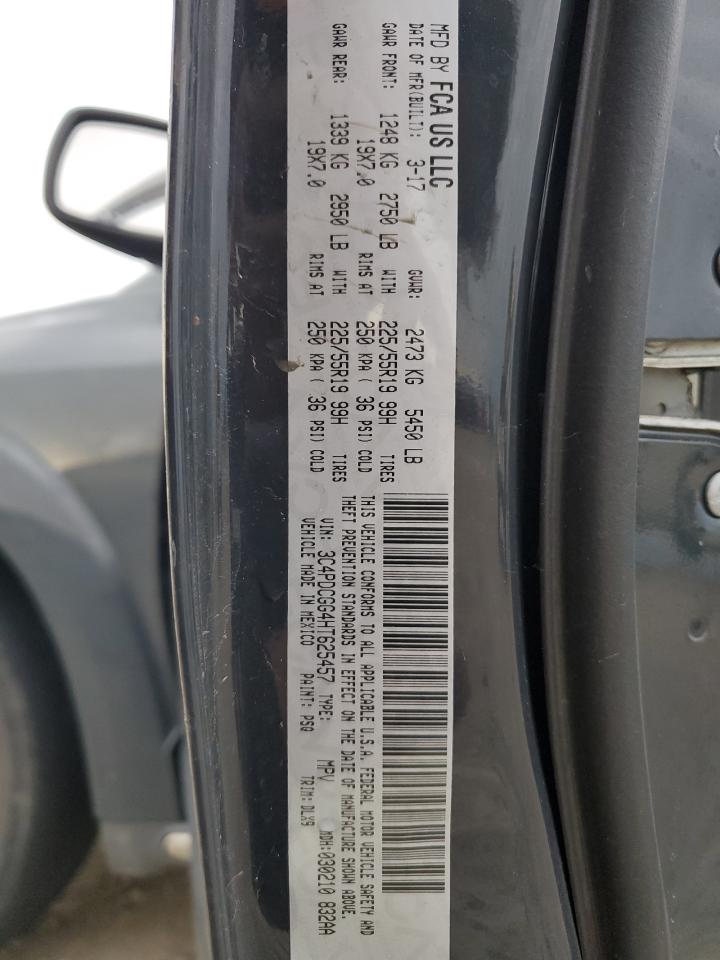 2017 Dodge Journey Crossroad VIN: 3C4PDCGG4HT625457 Lot: 56967754