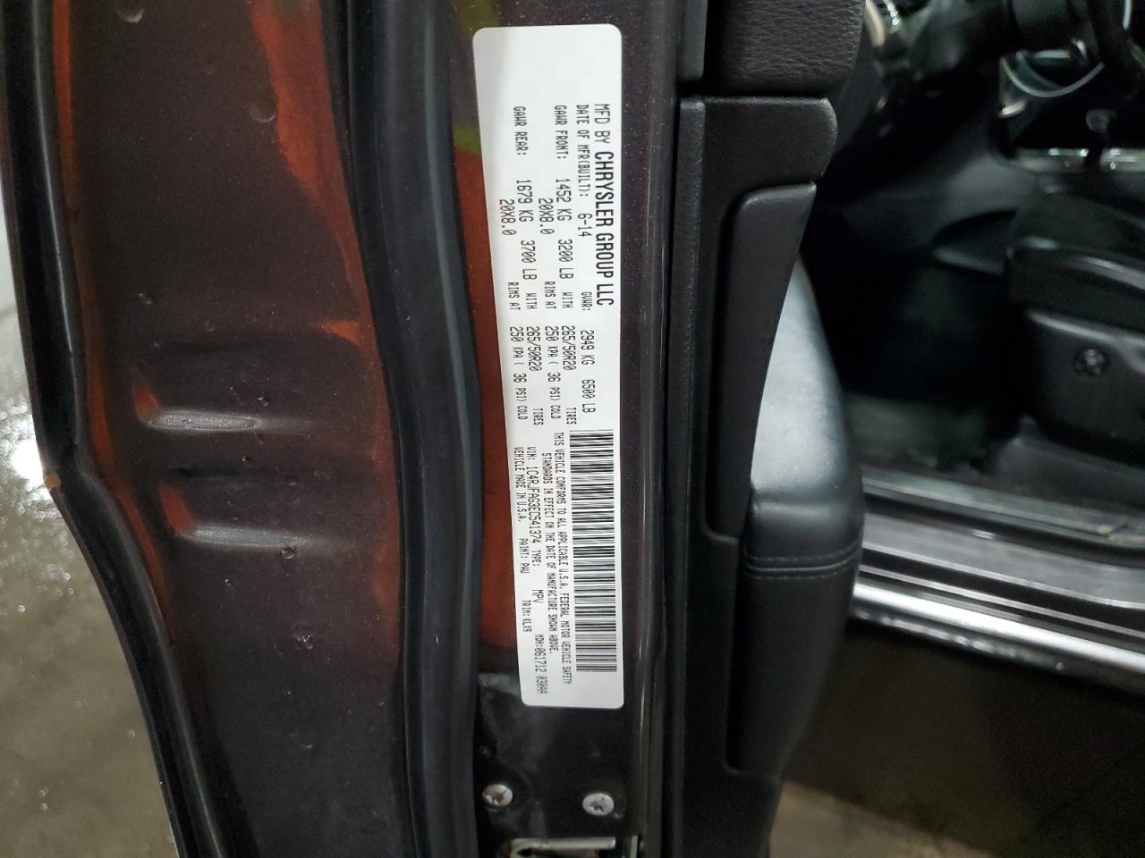 2014 Jeep Grand Cherokee Laredo VIN: 1C4RJFAG3EC541374 Lot: 55626434