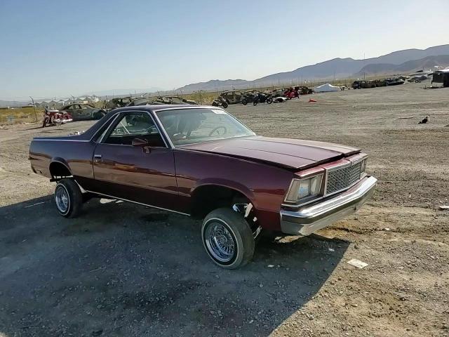 1978 Chevrolet El Camino VIN: 1W80L8Z484010 Lot: 53516534