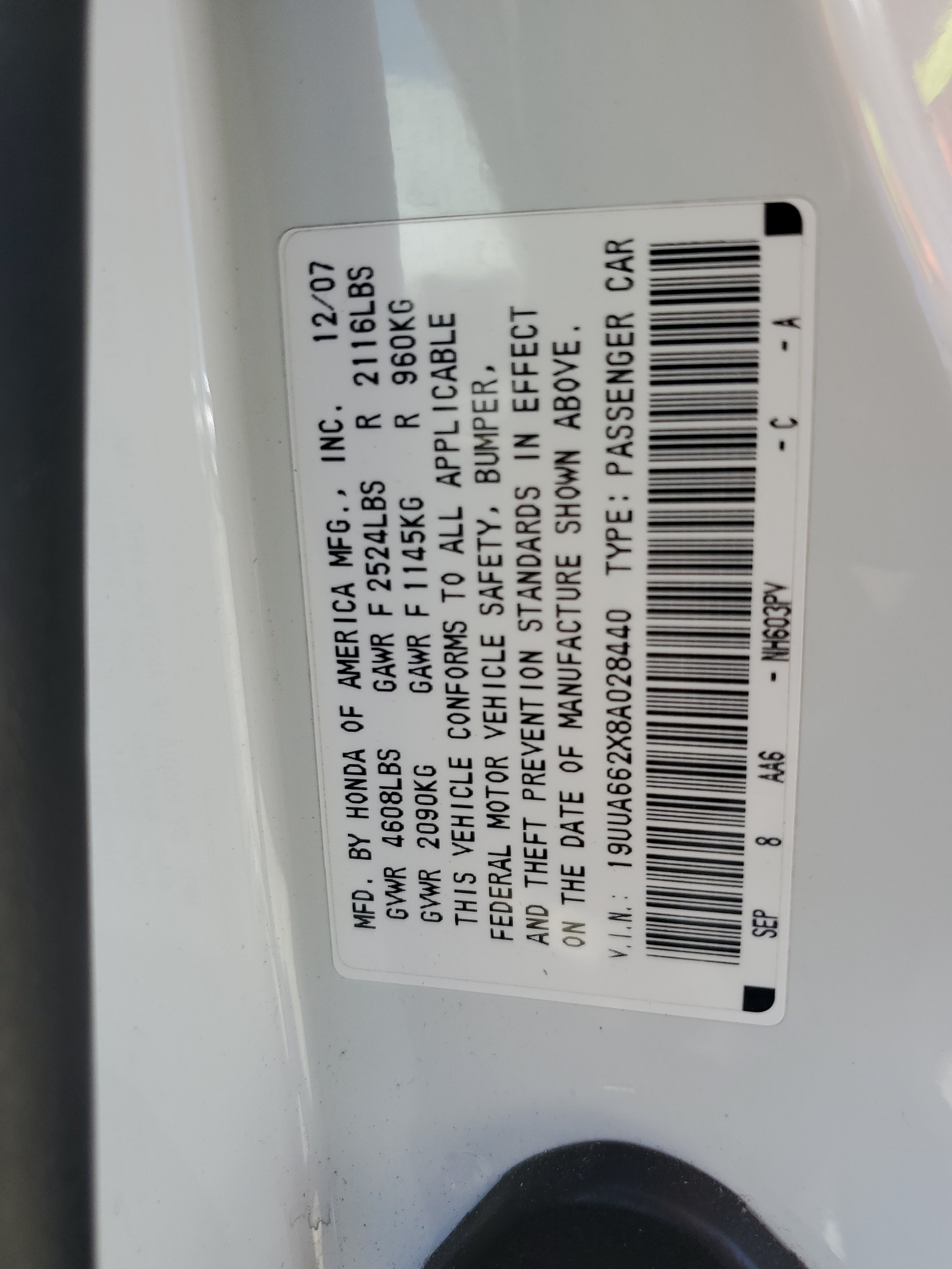 19UUA662X8A028440 2008 Acura Tl