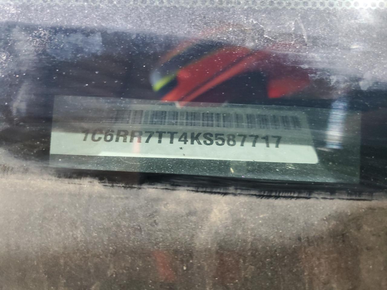 2019 Ram 1500 Classic Slt VIN: 1C6RR7TT4KS587717 Lot: 56197664