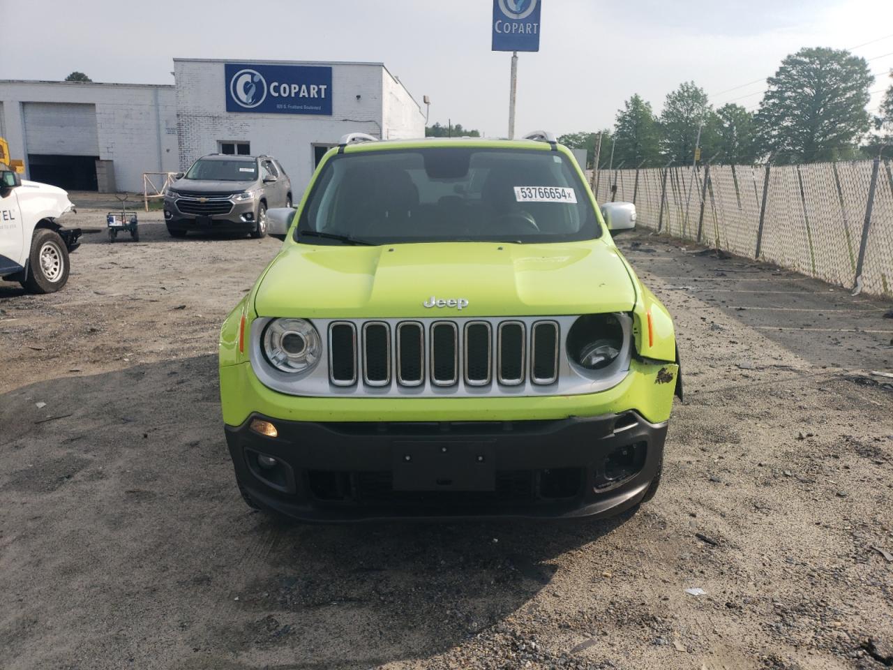 2018 Jeep Renegade Limited VIN: ZACCJBDB6JPH11442 Lot: 53766654