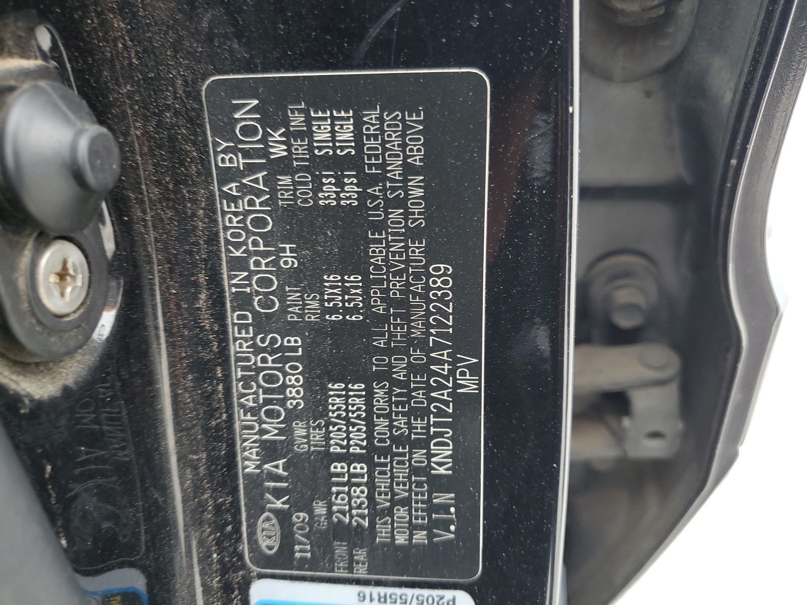 KNDJT2A24A7122389 2010 Kia Soul +