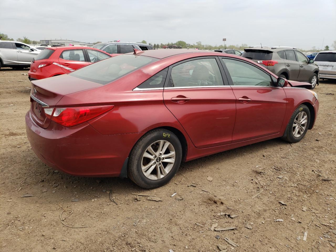 2012 Hyundai Sonata Gls VIN: 5NPEB4AC7CH411760 Lot: 53474174