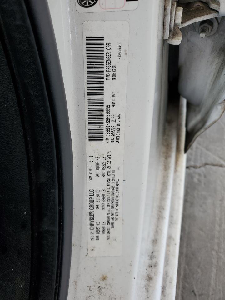 2011 Dodge Avenger Mainstreet VIN: 1B3BD1FB2BN586655 Lot: 56490024