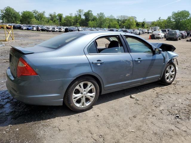 Sedans FORD FUSION 2012 Teal