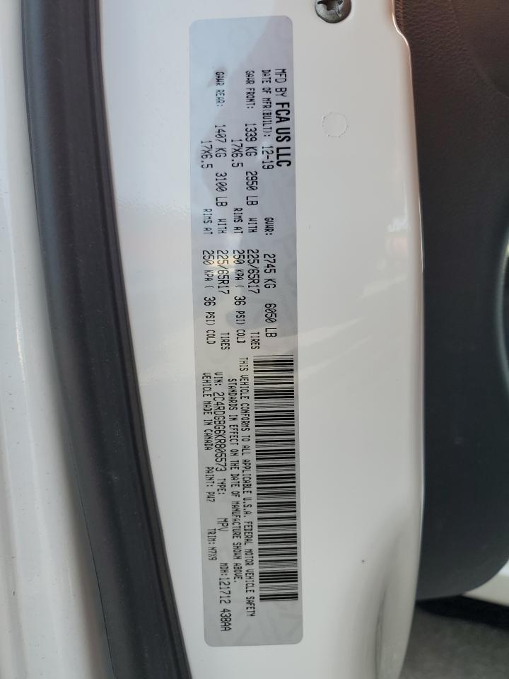 2C4RDGBG6KR805573 2019 Dodge Grand Caravan Se