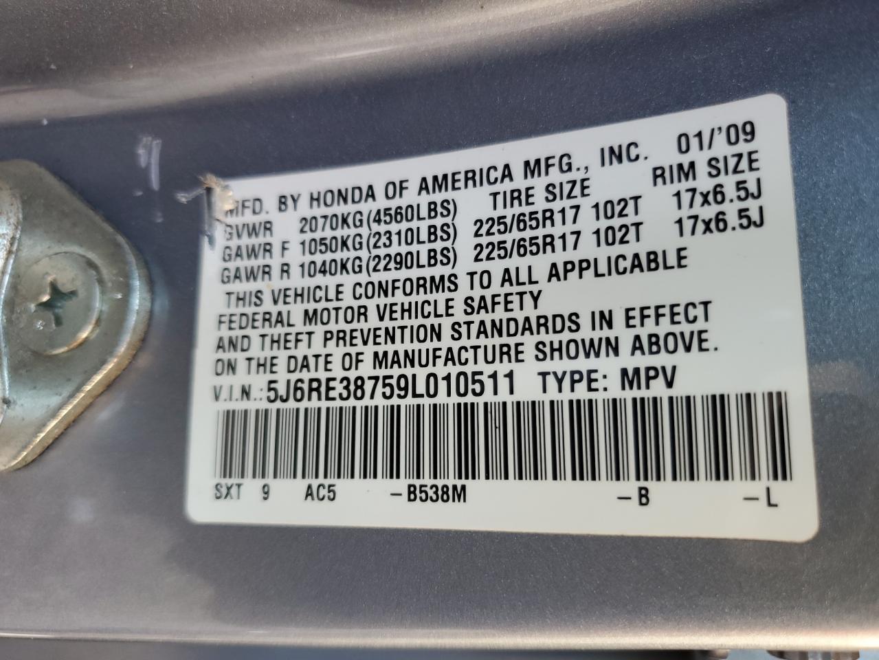 2009 Honda CR-V - Image 13