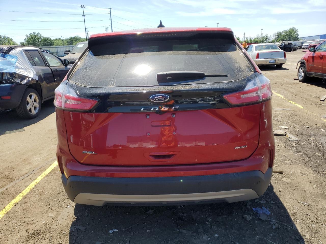 2021 Ford Edge Sel VIN: 2FMPK4J94MBA31748 Lot: 56806734