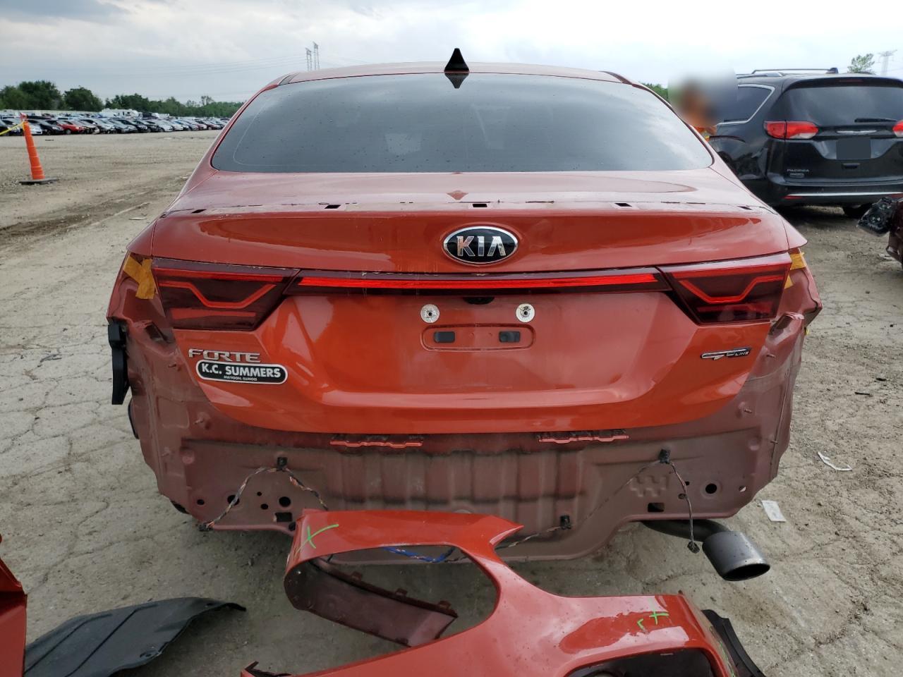 2021 Kia Forte Gt Line VIN: 3KPF34AD6ME386107 Lot: 55019754