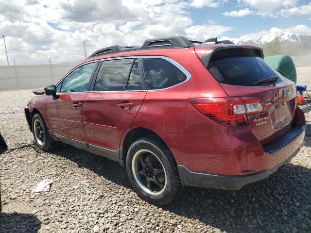  SUBARU OUTBACK 2017 Червоний