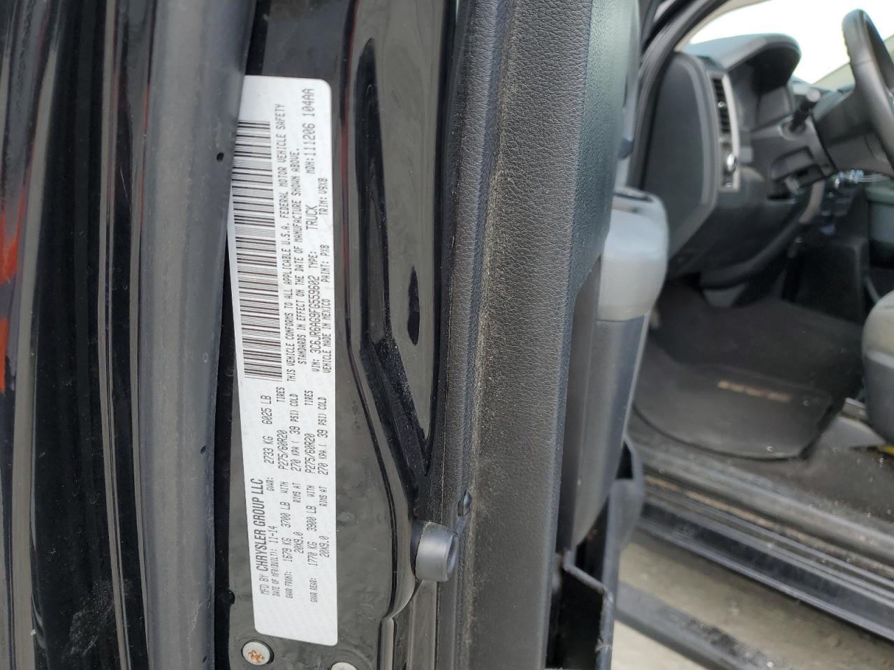 3C6JR6AG9FG559602 2015 Ram 1500 St