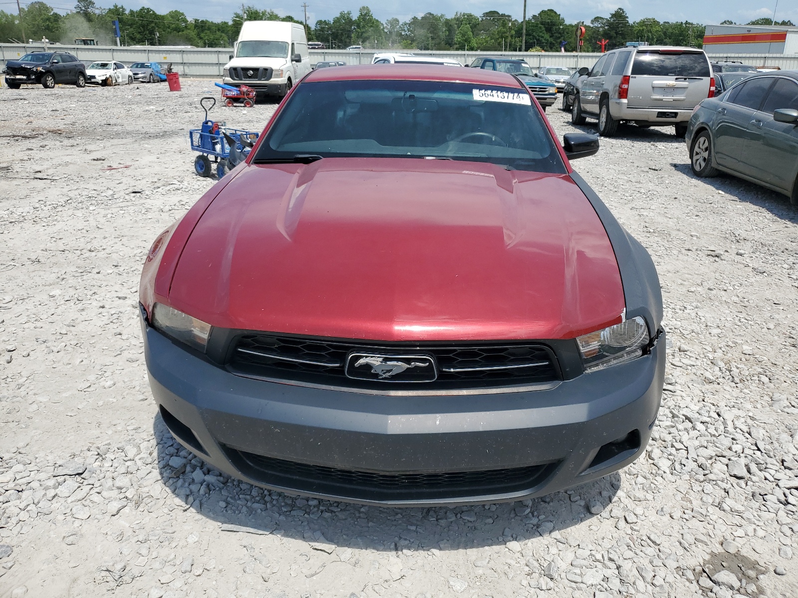 2012 Ford Mustang vin: 1ZVBP8AM0C5220781