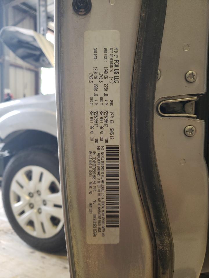 2017 Dodge Journey Se VIN: 3C4PDCAB9HT582134 Lot: 53092674