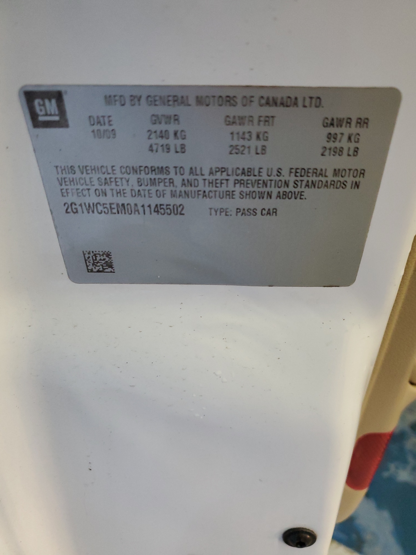 2G1WG5EK8B1114597 2011 Chevrolet Impala Lt