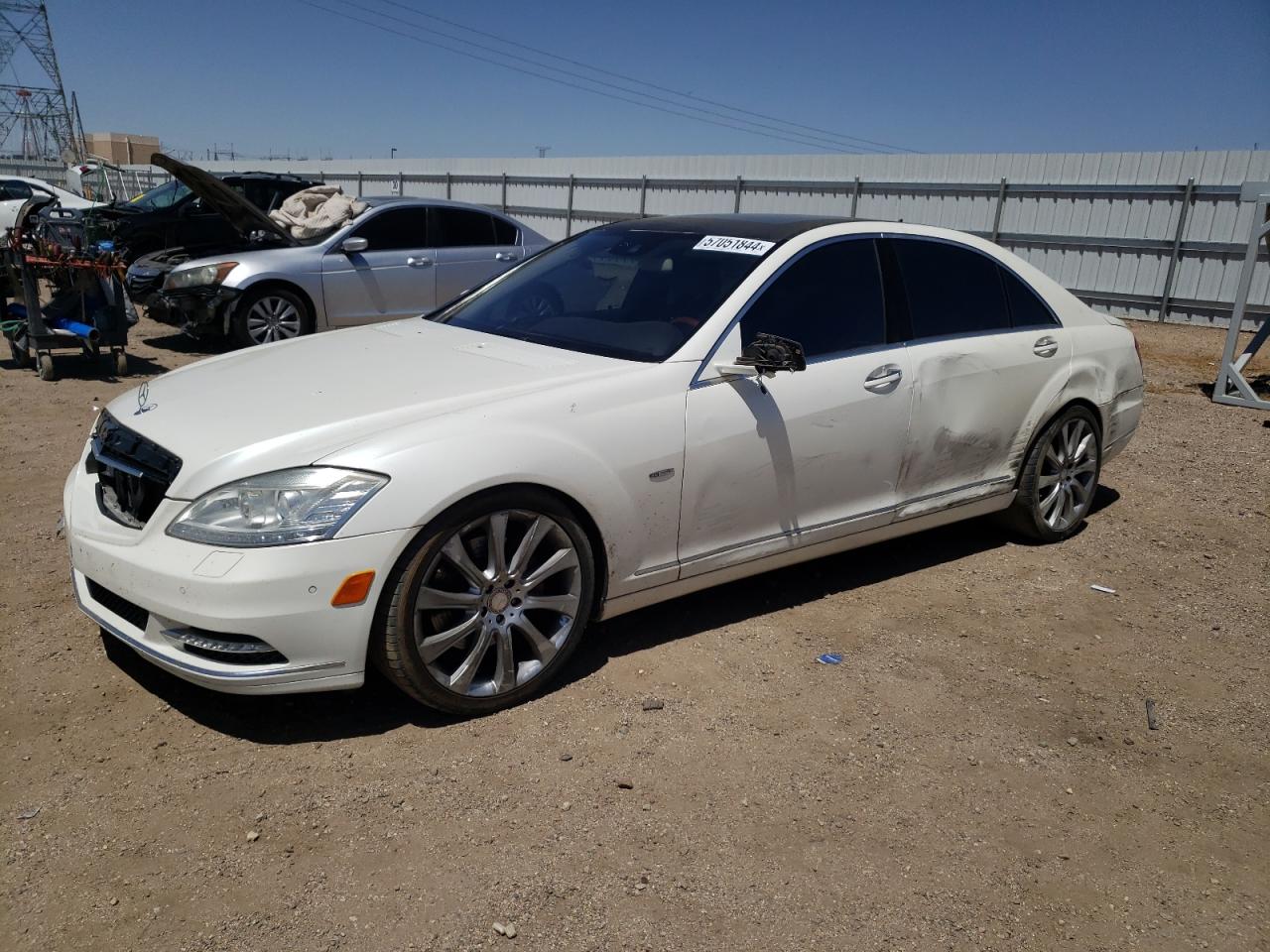 2012 Mercedes-Benz S 550 VIN: WDDNG7DB1CA468796 Lot: 57051844