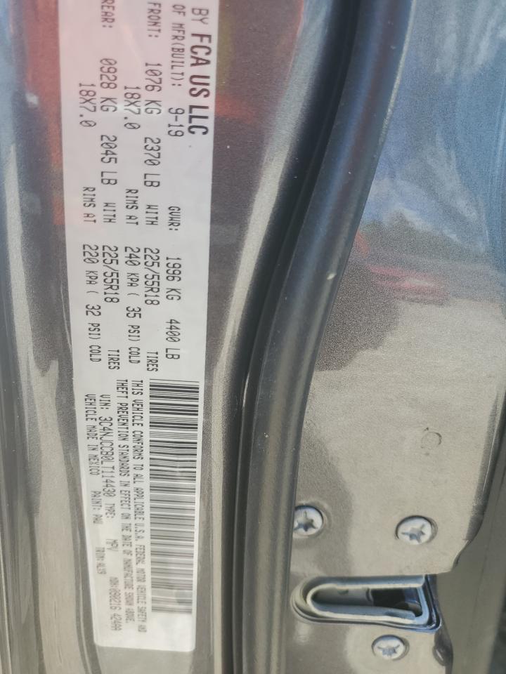 2020 Jeep Compass Limited VIN: 3C4NJCCB0LT114430 Lot: 54279634