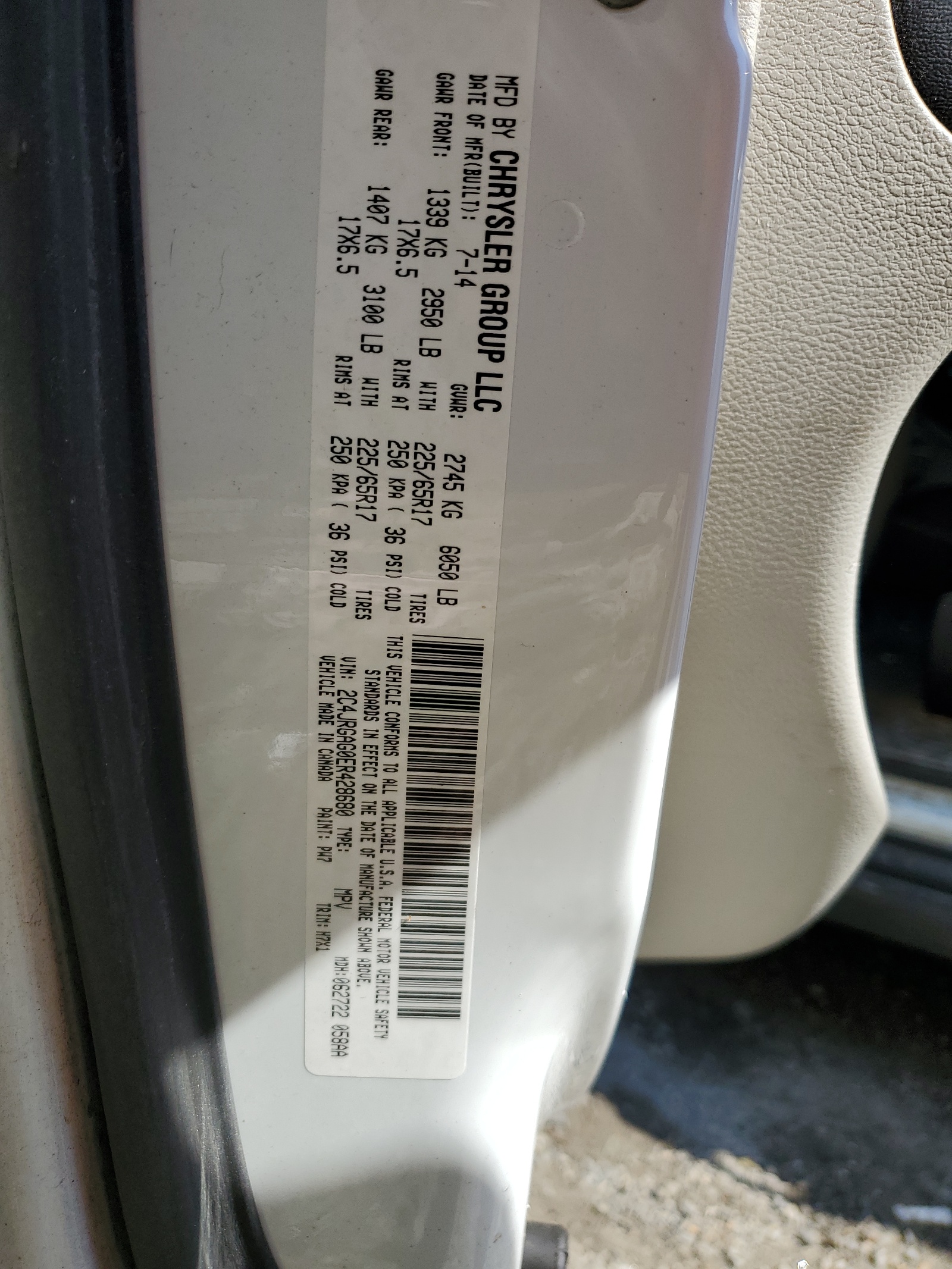 2C4JRGAG0ER428680 2014 Ram Tradesman