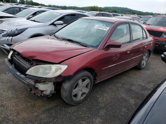 2005 Honda Civic Ex for Sale in Mcfarland, WI - Front End