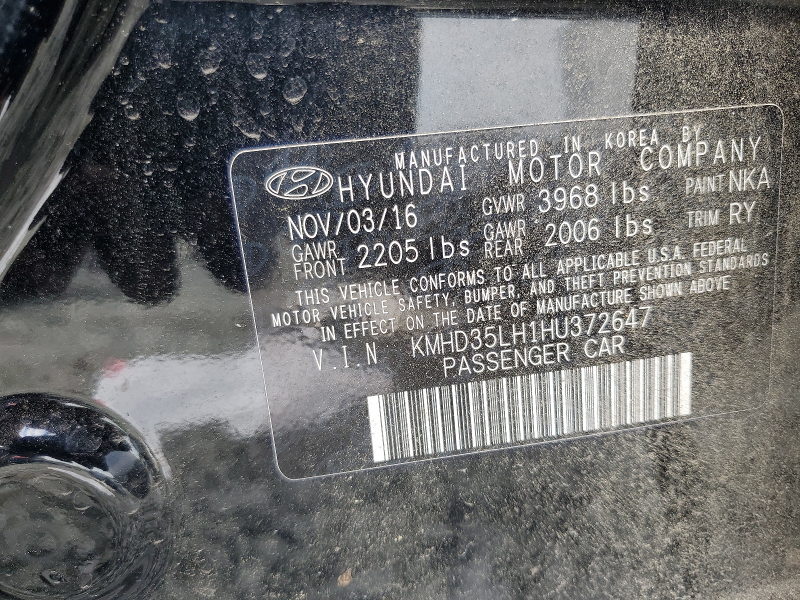 KMHD35LH1HU372647 2017 Hyundai Elantra Gt